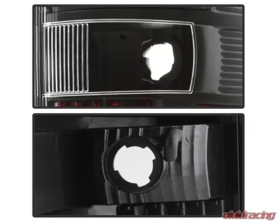 Xtune Version 3 Light Bar LED Tail Lights With Black Lens Ford F150 2004-2008 - ALT-ON-FF15004G3LB-LBLED-BK