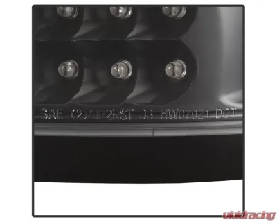 Xtune Version 3 Light Bar LED Tail Lights With Black Lens Ford F150 2004-2008 - ALT-ON-FF15004G3LB-LBLED-BK