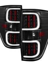 Xtune LED Tail Lights With Black Lens Ford F150 2009-2014                                     - ALT-ON-FF15009-LBLED-BK - Image 10