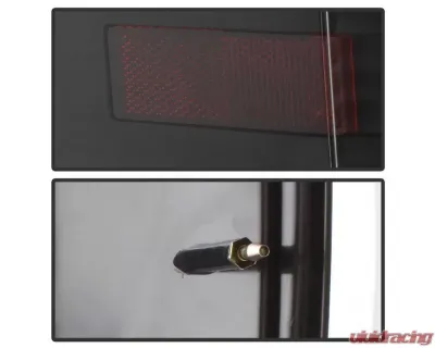 Xtune LED Tail Lights With Black Lens Ford F150 2009-2014 - ALT-ON-FF15009-LBLED-BK