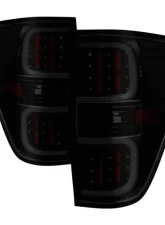 Xtune LED Tail Lights With Black Smoke Lens Ford F150 2009-2014                                     - ALT-ON-FF15009-LBLED-BSM - Image 10