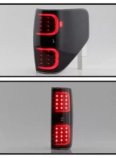 Xtune LED Tail Lights With Black Smoke Lens Ford F150 2009-2014                                     - ALT-ON-FF15009-LBLED-BSM - Image 9