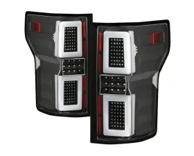 Xtune LED Tail Lights With Black Lens Ford F150 2015-2017