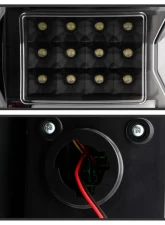 Xtune LED Tail Lights With Black Lens Ford F150 2015-2017                                     - ALT-ON-FF15015-LBLED-BK - Image 4