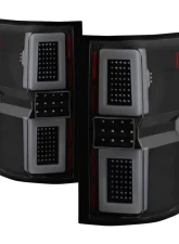 Xtune LED Tail Lights With Black Smoke Lens Ford F150 2015-2017                                     - ALT-ON-FF15015-LBLED-BSM - Image 8