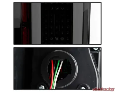 Xtune LED Tail Lights With Black Smoke Lens Ford F150 2015-2017 - ALT-ON-FF15015-LBLED-BSM