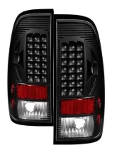 Xtune LED Tail Lights With Black Lens Ford F150 | F250 | 350 | 450 | 550 1997-2007                                     - ALT-ON-FF15097-LED-BK - Image 9