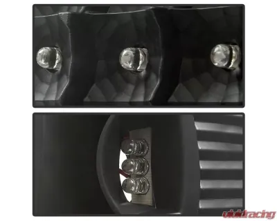 Xtune LED Tail Lights With Black Lens Ford F150 | F250 | 350 | 450 | 550 1997-2007 - ALT-ON-FF15097-LED-BK