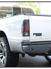 Xtune LED Tail Lights With Black Lens Ford F150 | F250 | 350 | 450 | 550 1997-2007                                     - ALT-ON-FF15097-LED-BK - Image 8