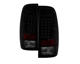 Xtune LED Tail Lights With Black Smoke Lens Ford F150 | F250 | 350 | 450 | 550 1997-2007