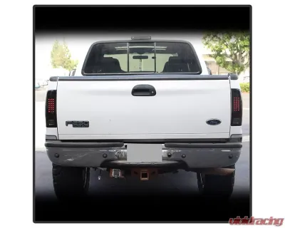 Xtune LED Tail Lights With Black Smoke Lens Ford F150 | F250 | 350 | 450 | 550 1997-2007 - ALT-ON-FF15097-LED-BSM