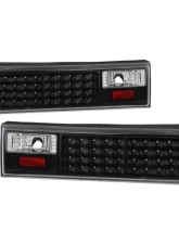 Xtune LED Tail Lights With Black Lens Ford Mustang 1987-1993                                     - ALT-ON-FM87-LED-BK - Image 10