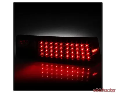 Xtune LED Tail Lights With Black Lens Ford Mustang 1987-1993 - ALT-ON-FM87-LED-BK