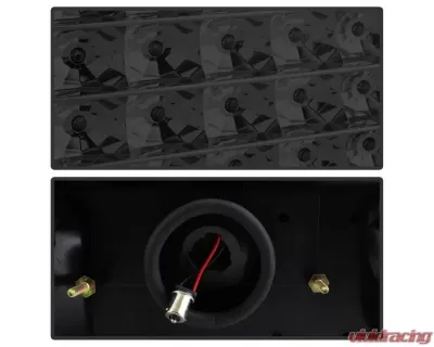 Xtune LED Tail Lights With Smoke Lens Ford Mustang 1987-1993 - ALT-ON-FM87-LED-SM