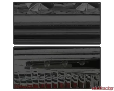 Xtune LED Tail Lights With Smoke Lens Ford Mustang 1987-1993 - ALT-ON-FM87-LED-SM