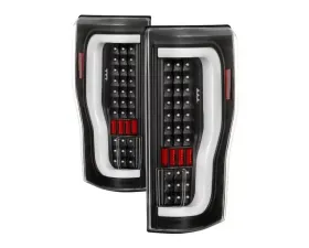 Xtune LED Tail Lights With Black Lens Ford F250 Superduty 2017-2019