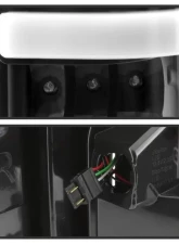 Xtune LED Tail Lights With Black Lens Ford F250 Superduty 2017-2019                                     - ALT-ON-FS17-LBLED-BK - Image 3