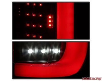 Xtune LED Tail Lights With Black Smoke Lens Ford F250 Superduty 2017-2019 - ALT-ON-FS17-LBLED-BSM