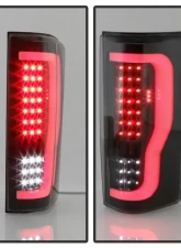Xtune LED Tail Lights With Black Smoke Lens Ford F250 Superduty 2017-2019                                     - ALT-ON-FS17-LBLED-BSM - Image 9
