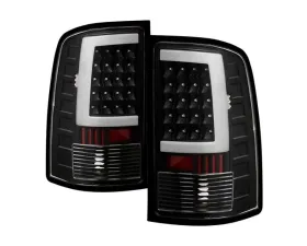 Xtune LED Tail Lights With Black Lens GMC Sierra 2007-2014