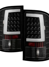 Xtune LED Tail Lights With Black Lens GMC Sierra 2007-2014                                     - ALT-ON-GS07-G2-LED-BK - Image 10