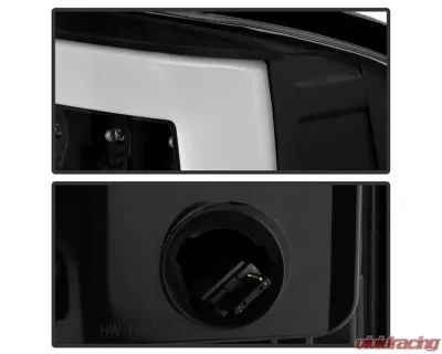 Xtune LED Tail Lights With Black Lens GMC Sierra 2007-2014 - ALT-ON-GS07-G2-LED-BK