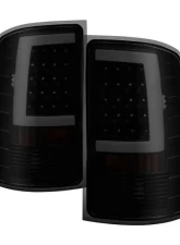 Xtune LED Tail Lights With Black Smoke Lens GMC Sierra 2007-2014                                     - ALT-ON-GS07-G2-LED-BSM - Image 10