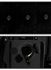 Xtune LED Tail Lights With Black Smoke Lens GMC Sierra 2007-2014                                     - ALT-ON-GS07-G2-LED-BSM - Image 3