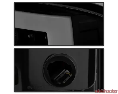 Xtune LED Tail Lights With Black Smoke Lens GMC Sierra 2007-2014 - ALT-ON-GS07-G2-LED-BSM