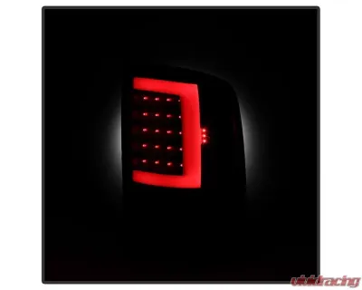Xtune LED Tail Lights With Black Smoke Lens GMC Sierra 2007-2014 - ALT-ON-GS07-G2-LED-BSM