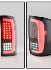 Xtune LED Tail Lights With Black Lens GMC Sierra 2014-2019                                     - ALT-ON-GS14-LBLED-BK - Image 6