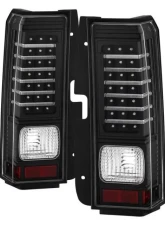 Xtune LED Tail Lights With Black Lens Hummer H3 2006-2009                                     - ALT-ON-HH306-LED-BK - Image 10