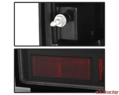 Xtune LED Tail Lights With Black Lens Hummer H3 2006-2009 - ALT-ON-HH306-LED-BK