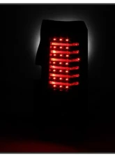 Xtune LED Tail Lights With Black Lens Hummer H3 2006-2009                                     - ALT-ON-HH306-LED-BK - Image 7