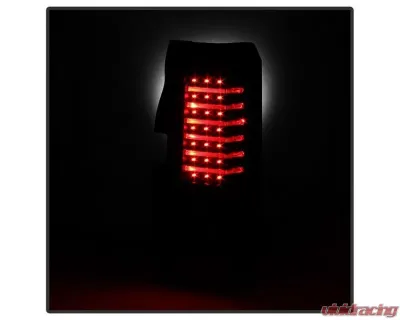 Xtune LED Tail Lights With Black Lens Hummer H3 2006-2009 - ALT-ON-HH306-LED-BK