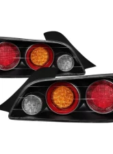 Xtune LED Tail Lights With Black Lens Honda S2000 2000-2003                                     - ALT-ON-HS2K00-LED-BK - Image 11