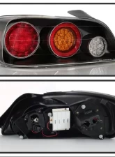 Xtune LED Tail Lights With Black Lens Honda S2000 2000-2003                                     - ALT-ON-HS2K00-LED-BK - Image 2