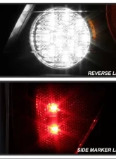 Xtune LED Tail Lights With Black Lens Honda S2000 2000-2003                                     - ALT-ON-HS2K00-LED-BK - Image 11