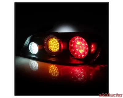 Xtune LED Tail Lights With Black Lens Honda S2000 2000-2003 - ALT-ON-HS2K00-LED-BK