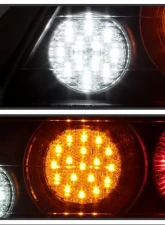 Xtune LED Tail Lights With Black Lens Honda S2000 2000-2003                                     - ALT-ON-HS2K00-LED-BK - Image 8