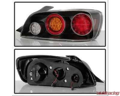 Xtune LED Tail Lights With Black Lens Honda S2000 2004-2008 - ALT-ON-HS2K04-LED-BK