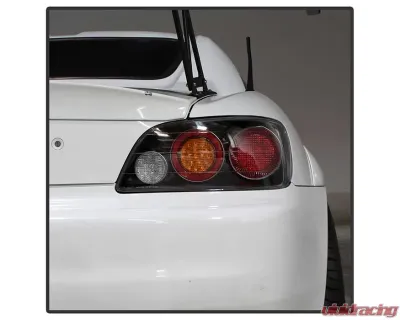 Xtune LED Tail Lights With Black Lens Honda S2000 2004-2008 - ALT-ON-HS2K04-LED-BK