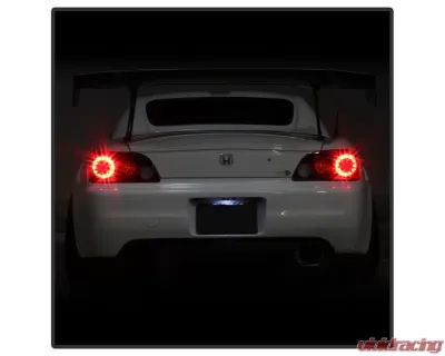 Xtune LED Tail Lights With Black Lens Honda S2000 2004-2008 - ALT-ON-HS2K04-LED-BK