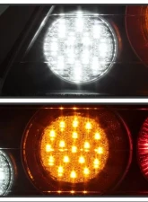 Xtune LED Tail Lights With Black Lens Honda S2000 2004-2008                                     - ALT-ON-HS2K04-LED-BK - Image 8