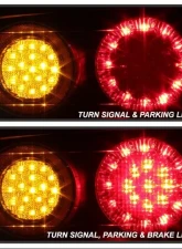 Xtune LED Tail Lights With Black Lens Honda S2000 2004-2008                                     - ALT-ON-HS2K04-LED-BK - Image 10