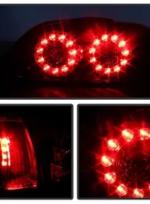 Xtune LED Tail Lights With Black Lens Mazda RX-8 2004-2008                                     - ALT-ON-MRX804-LED-BK - Image 4