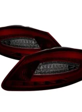 Xtune LED Tail Lights With Red Smoke Lens Porsche 987 Boxster | Cayman 2005-2008                                     - ALT-ON-P98705-LED-RS - Image 11