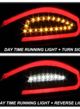 Xtune LED Tail Lights With Red Smoke Lens Porsche 987 Boxster | Cayman 2005-2008                                     - ALT-ON-P98705-LED-RS - Image 11