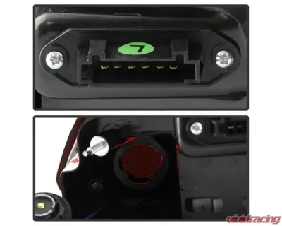 Xtune LED Tail Lights With Red Smoke Lens Porsche 987 Boxster | Cayman 2005-2008 - ALT-ON-P98705-LED-RS