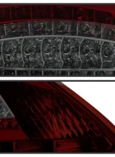 Xtune LED Tail Lights With Red Smoke Lens Porsche 987 Boxster | Cayman 2005-2008                                     - ALT-ON-P98705-LED-RS - Image 5